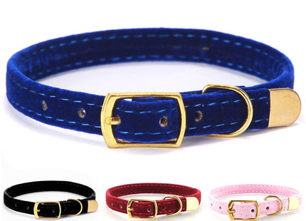 Velvra SoftBand – Verstellbares Samt-Halsband für Katzen