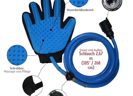 SpaPaw™ – 2-in-1 Haustier-Dusch- & Massagehandschuh