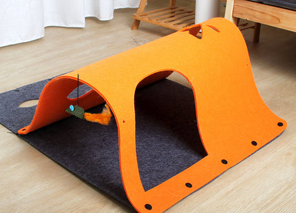 Mivora FlexTunnel – Modularer Filz-Katzentunnel mit Spielhaus-Funktion