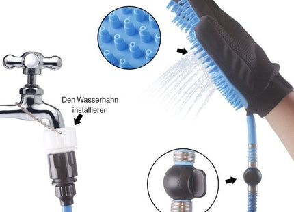 SpaPaw™ – 2-in-1 Haustier-Dusch- & Massagehandschuh
