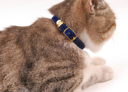 Velvra SoftBand – Verstellbares Samt-Halsband für Katzen