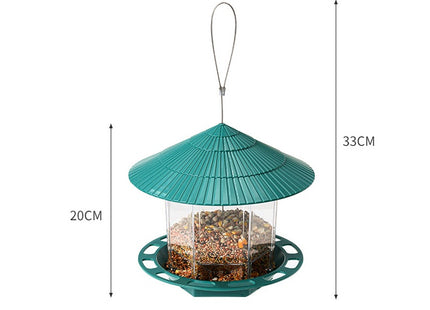 Feathrix ClearFeeder – Hängender Outdoor-Vogelfutterspender