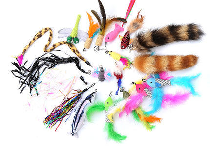 WhiskerPlay™ – Katzenangel-Set mit 10 Wechselköpfen