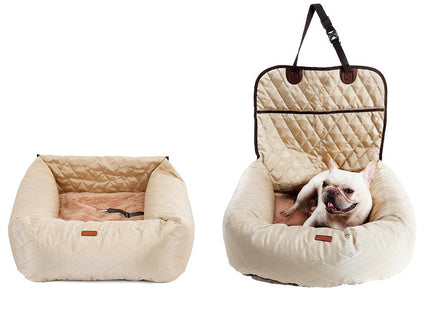 CruiseNest™ – 2-in-1 Hundetransportbett & Autositz