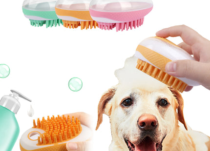 Pawvera WashEase – 2-in-1 Bade- und Massagebürste für Hunde & Katzen