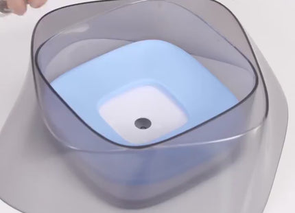 Diamond pet floating bowl detachable